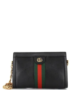 Gucci Ophidia Chain Shoulder Bag Leather Small