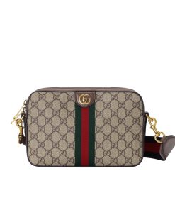 Gucci Ophidia Gg Shoulder Bag Beige Ebony