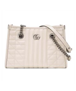 Gucci small Marmont tote bag White