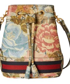 Gucci Ophidia Flora Mini Bucket Bag