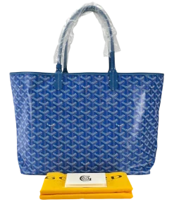 Goyard Dupe Tote Saint Louis PM Blue Bag