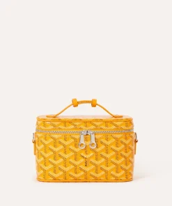 Goyard Replica Muse Mini Vanity Yellow Bag