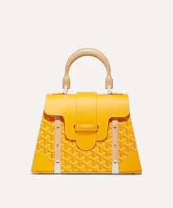 Goyard Replica Saigon Structure PM Yellow Bag